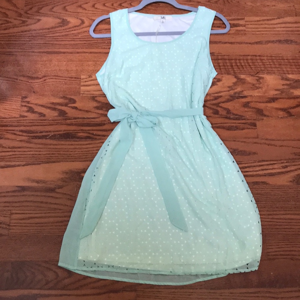 Light mint green dress